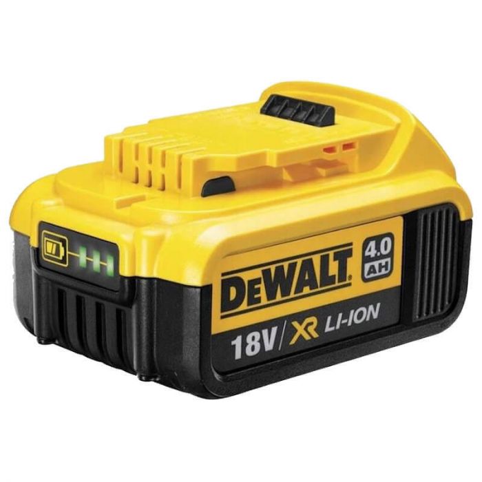 Акумуляторна батарея DeWALT DCB182, 18 В, 4 Ач, час заряджання 40 хв, вага 0.61 кг