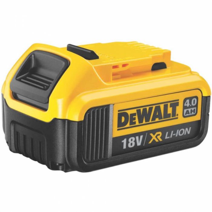 Акумуляторна батарея DeWALT DCB182, 18 В, 4 Ач, час заряджання 40 хв, вага 0.61 кг