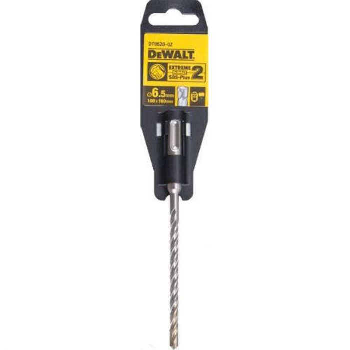Бур DeWALT "SDS-Plus EXTREME2", 6.5х100х160 мм, 1 шт DT9520