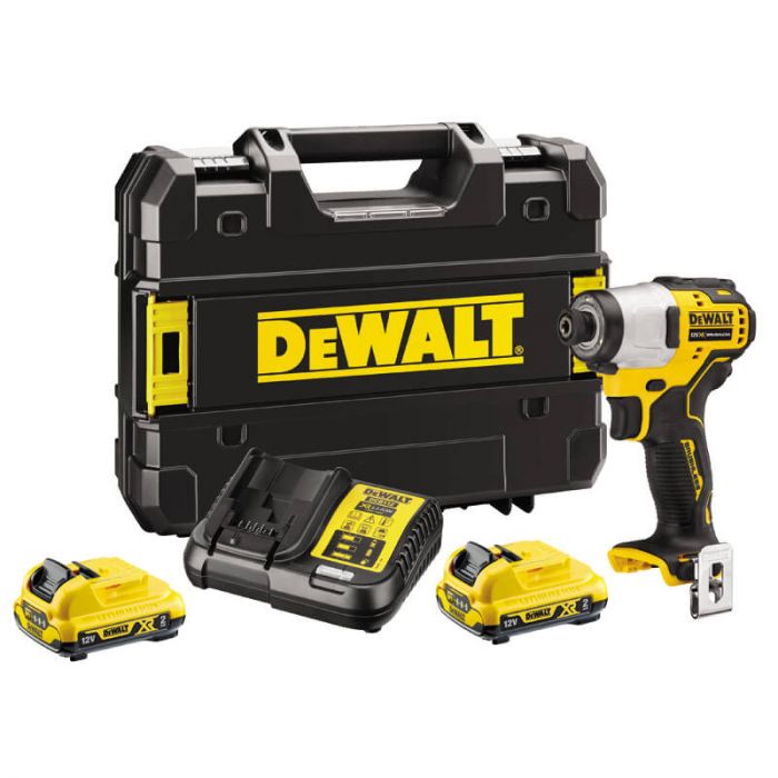 Шуруповерт акумуляторний ударний безщітковий 12V XR Li-Ion DeWALT DCF801D2