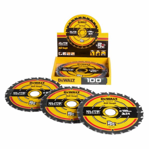 Диск пилковий ELITE EXTREME DeWALT DT10402 190 х 30 х 24, ATB