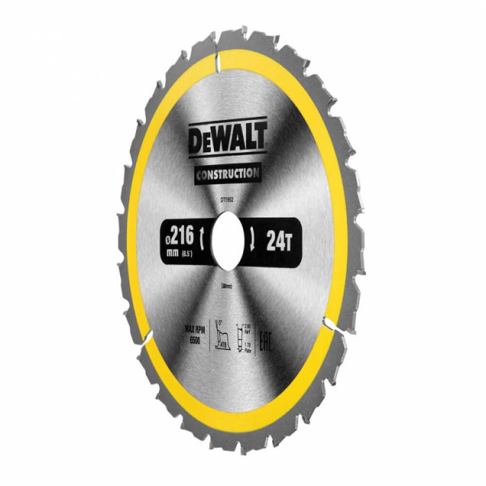 Диск пильний CONSTRUCTION DeWALT DT1952