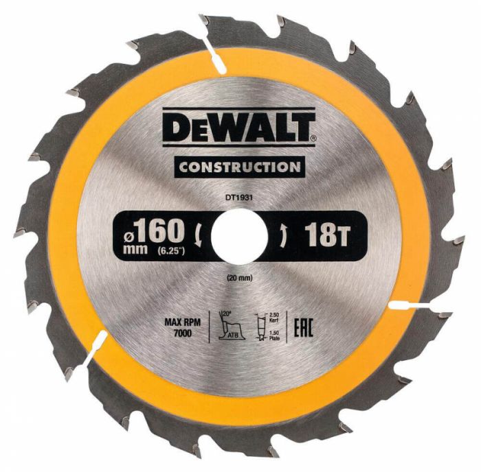 Диск пильний DEWALT DT1931