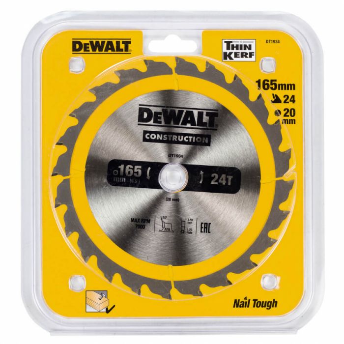 Диск пильний DeWALT DT1934