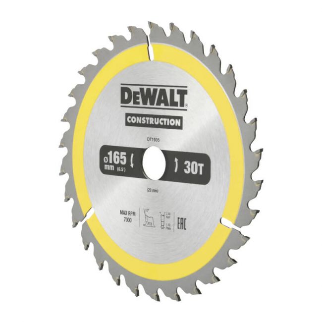 Диск пильний CONSTRUCTION DeWALT DT1935