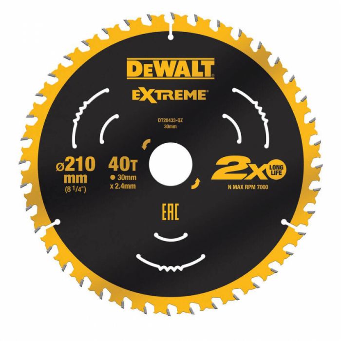 Диск пильний EXTREME DeWALT DT20433