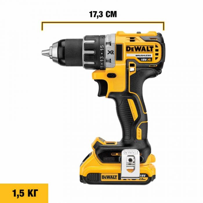 Дриль-шуруповерт акумуляторний безщітковий DeWALT DCD791NT