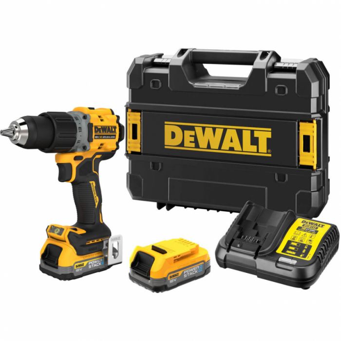 Дрель-шуруповёрт аккумуляторная бесщёточная DeWALT DCD800E2T