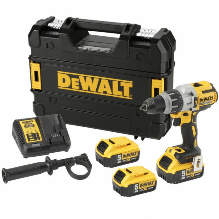 Дриль-шуруповертний акумуляторний безщітковий ударний DeWALT DCD996P3