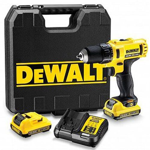 Дриль-шуруповерт ударний акумуляторний DeWALT DCD716D2 XR Li-Ion 10.8 В, 2 Ач, 30 Нм, 400-1500