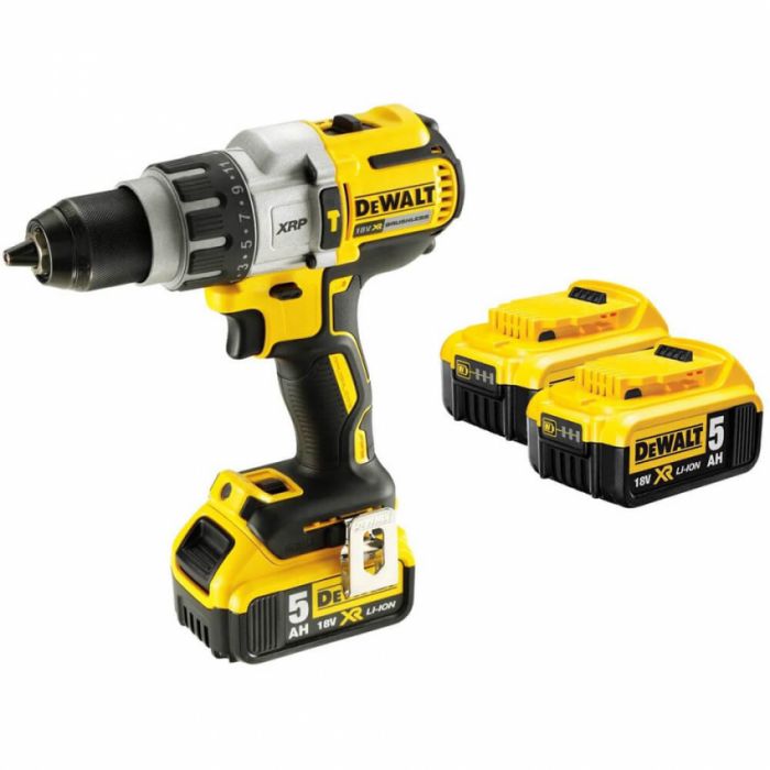 Дриль-шуруповертний акумуляторний безщітковий ударний DeWALT DCD996P3