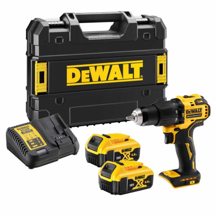 Дриль-шуруповерт акумуляторний безщітковий ударний DeWALT DCD709P2T