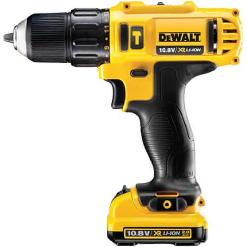 Дриль-шуруповерт ударний акумуляторний DeWALT DCD716D2 XR Li-Ion 10.8 В, 2 Ач, 30 Нм, 400-1500