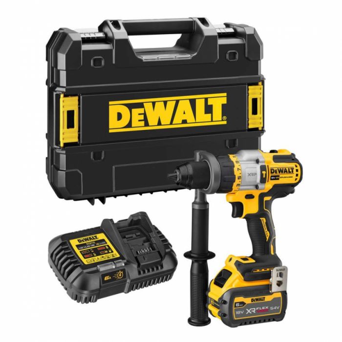 Дриль-шуруповертний акумуляторний безщітковий ударний DeWALT DCD999T1