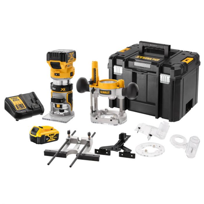 Фрезер акумуляторний безщітковий DeWALT DCW604P2