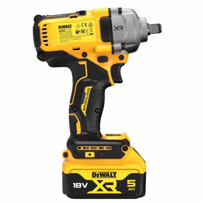 Гайковерт ударний акумуляторний безщітковий DeWALT DCF891P2T