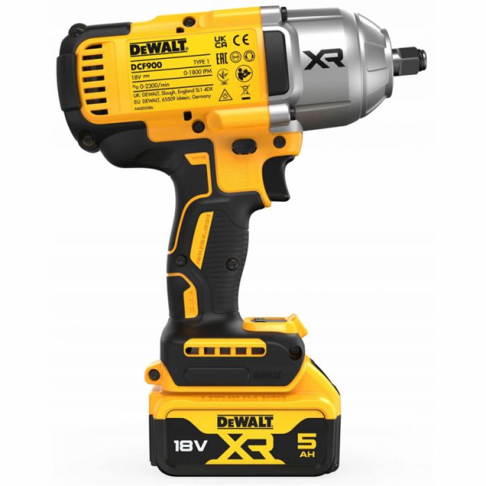 Гайковерт ударный аккумуляторный бесщёточный DeWALT DCF900P2T