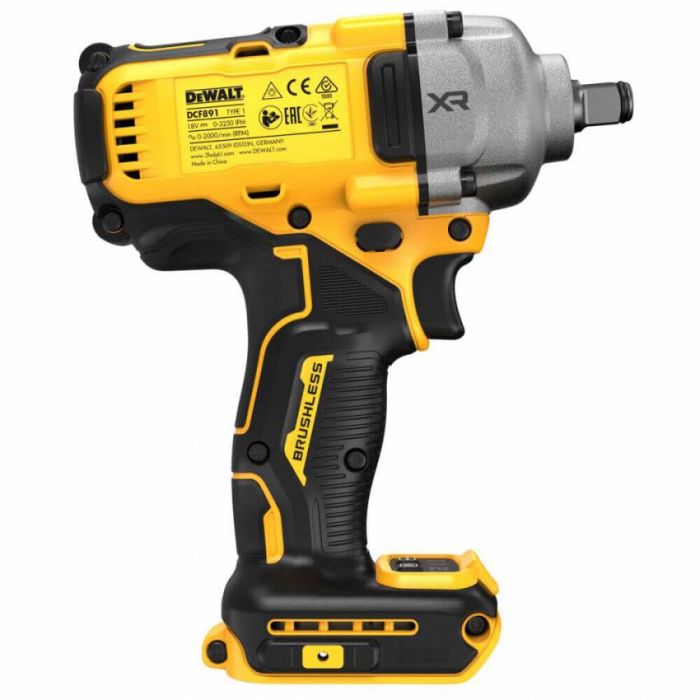 Гайковерт ударний акумуляторний безщітковий DeWALT DCF891NT