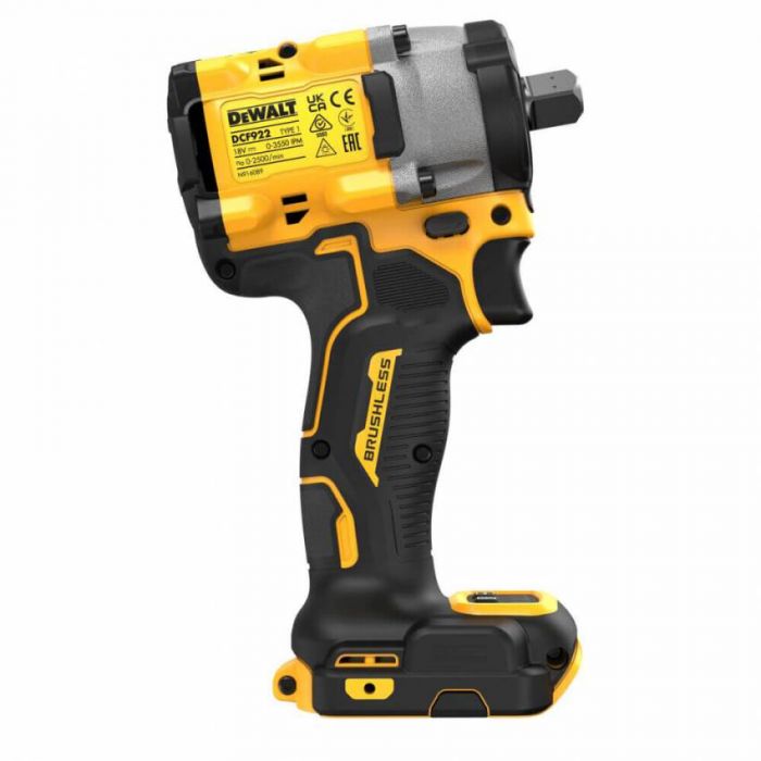 Гайковерт ударний акумуляторний безщітковий DeWALT DCF922NT