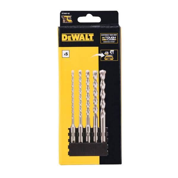 Касета з бурами SDS Plus DeWALT, L = 160 мм., d = 5, 6, 8, 10, 12 мм., 6 шт. DT70837