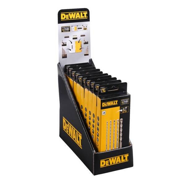 Касета з бурами SDS Plus DeWALT, L = 160 мм., d = 5, 6, 8, 10, 12 мм., 6 шт. DT70837