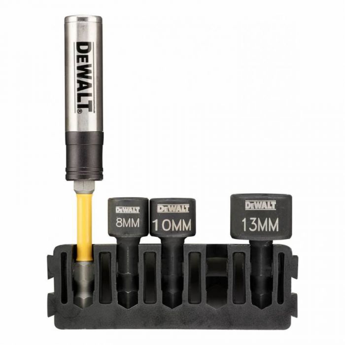 Касета з набором торцевих магнітних головок та магнітним тримачем DeWalt, EXTREME IMPACT DeWALT DT70826