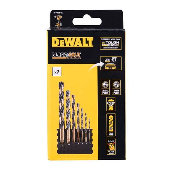 Кассета со сверлами по металлу DeWalt, Black&Gold DeWALT DT70829