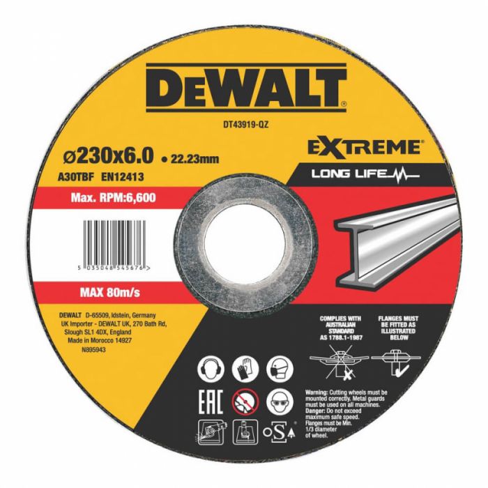 Коло шліфувальне EXTREME DeWALT DT43919