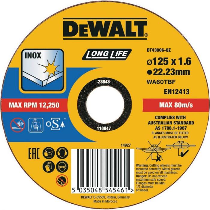 Коло відрізне DeWALT DT43906