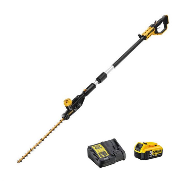 Кущоріз зі штангою безщітковий акумуляторний DeWALT DCMPH566P1