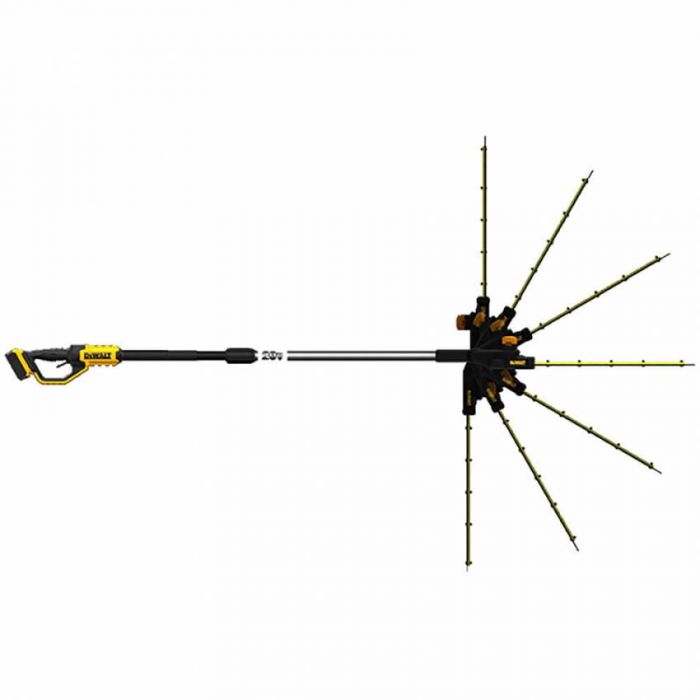 Кущоріз зі штангою безщітковий акумуляторний DeWALT DCMPH566P1