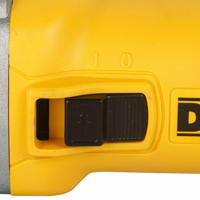 Кутова шліфувальна машина DeWALT, 1200 Вт, 11000 об/хв, d=125 мм, вага 2,2 кг.