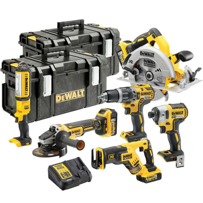 Набір із шести інструментів безщіткових DeWALT DCK623P3