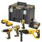 Набір з чотирьох інструментів безщіткових DeWALT DCK440P2T