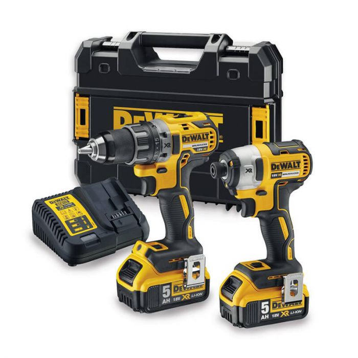 Набір з двох безщіткових інструментів DeWALT DCK268P2T