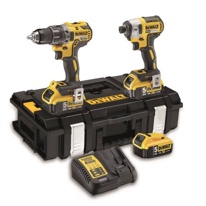 Набір з двох безщіткових інструментів DeWALT DCK266P3