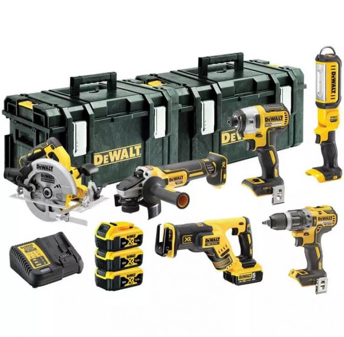 Набір із шести інструментів безщіткових DeWALT DCK623P3