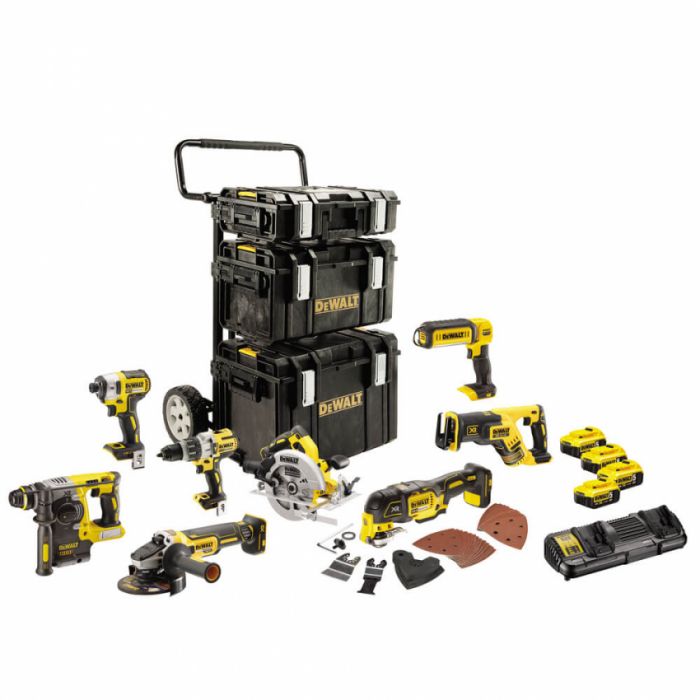 Набір з восьми безщіткових інструментів DeWALT DCK853P4