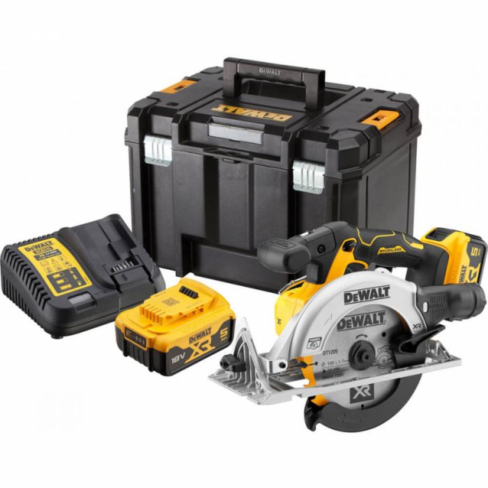 Пила дискова акумуляторна безщіткова DeWALT DCS565P2