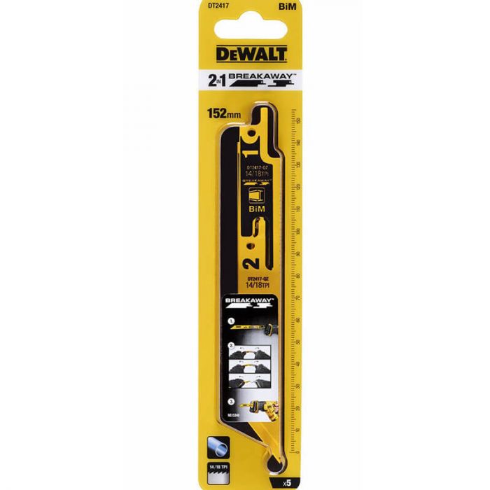 Полотно більне біметалеве BREAKAWAY DeWALT DT2417