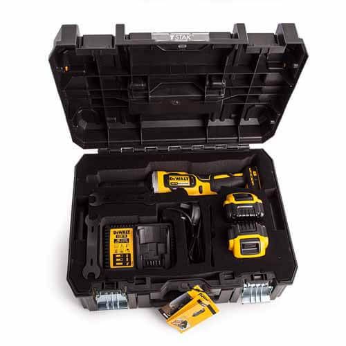 Прямошліфувальна акумуляторна машина безщіткова DeWALT DCG426P2