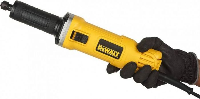 Прямошліфувальна мережева машина  450Вт, цанга 6мм, DeWALT DWE4884