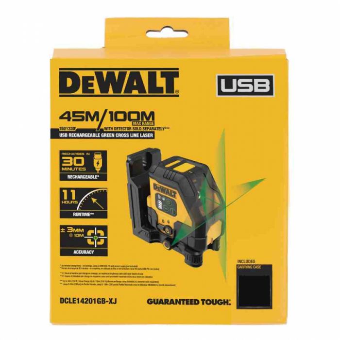 Рівень лазерний лінійний DeWALT DCLE14201GB