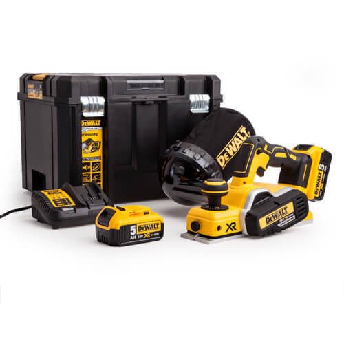 Рубанок акумуляторний безщітковий DeWALT DCP580P2