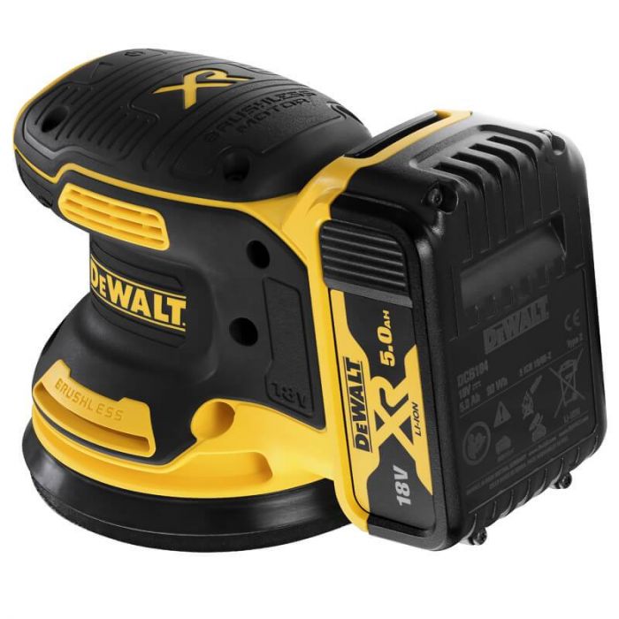 Шліфмашина ексцентрикова акумуляторна безщіткова DeWALT DCW210P2