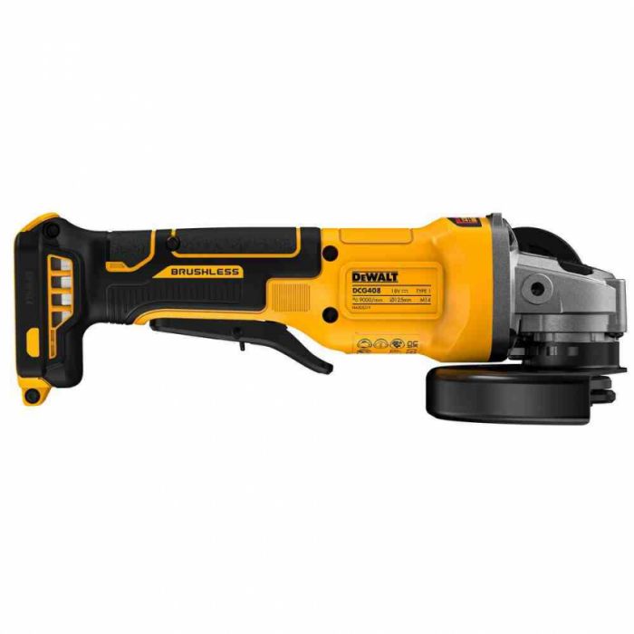 Шліфмашина кутова - болгарка акумуляторна безщіткова DeWALT DCG408N