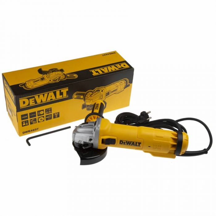 Шліфмашина кутова - болгарка мережева DeWALT DWE4237