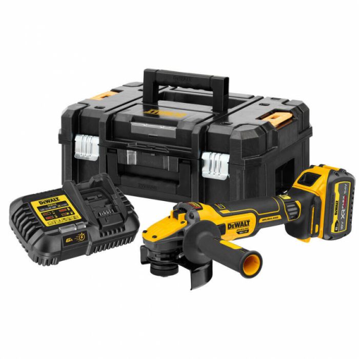 Шліфмашина кутова - болгарка безщіткова акумуляторна DeWALT DCG409T1