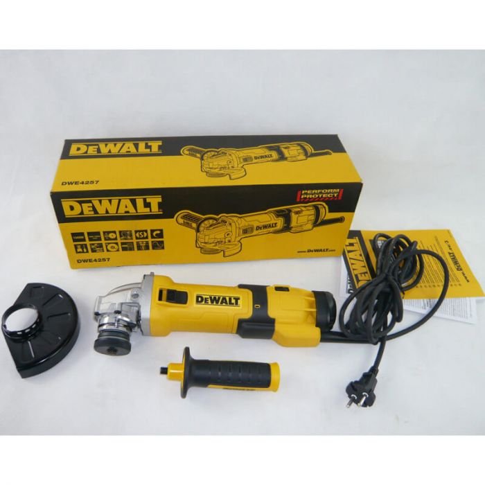 Шліфмашина кутова - болгарка мережева DeWALT DWE4257 1500 Вт