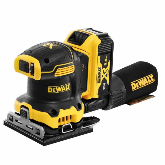 Шліфмашина вібраційна акумуляторна DeWALT DCW200P2